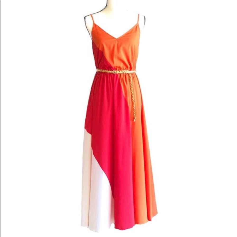Beautiful Calvin Klein Colorblock Maxi!